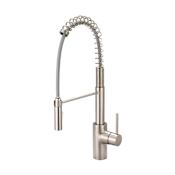 Pioneer Faucets Motegi 1.5 GPM Single Hole Pre-Rinse Kitchen Faucet Brushed Nickel