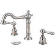 Pioneer Faucets Americana 1.2 GPM Widespread Bathroom Faucet Brushed Nickel