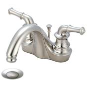 Pioneer Faucets Del Mar 1.2 GPM Centerset Bathroom Faucet Brushed Nickel