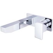 Pioneer Faucets Mod 1.2 GPM Wall Mounted Vessel Centerset Bathroom Faucet / Tub Filler Chrome