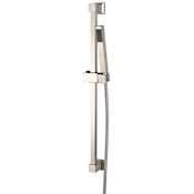 Pioneer Faucets Motegi 1.75 GPM Single Function Hand Shower Package - Includes Slide Bar, Hose, and Wall Supply Brushed Nickel