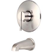 Pioneer Faucets i2v Wall Mounted Tub Filler Brushed Nickel