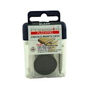 Precision Lock Concealed Magnetic Catch with Adjustable Strength Black