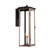 Primo Lanterns Alantowne 23" Tall Gas Lantern Wall Sconce Aged Copper