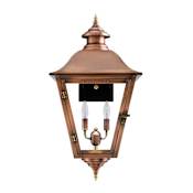 Primo Lanterns Jolie 16" Wide 3 Light Outdoor Wall-Mounted Lantern in Electric Configuration Copper