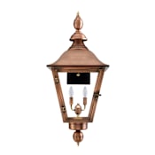 Primo Lanterns Oak Alley 11" Wide 2 Light Outdoor Wall-Mounted Lantern in Electric Configuration Copper