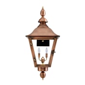 Primo Lanterns Oak Alley 14" Wide 2 Light Outdoor Wall-Mounted Lantern in Electric Configuration Copper