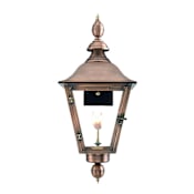 Primo Lanterns Oak Alley 16" Wide Outdoor Wall-Mounted Lantern Natural Gas Configuration Copper