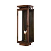 Primo Lanterns Yorkshire 20" Tall Gas Lantern Wall Sconce Aged Copper