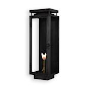 Primo Lanterns Yorkshire 27" Tall Outdoor Gas Lantern Wall Sconce Black