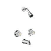 PROFLO Tub and Shower Trim Package with 1.75 GPM Single Function Shower Head and Tub Spout Chrome