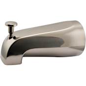 PROFLO 5" Integrated Diverter Tub Spout - Die Cast Brushed Nickel