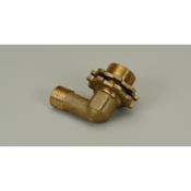 PROFLO Rough Brass Fiberlock Shower Elbow N/A