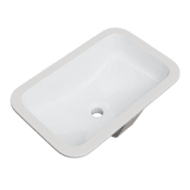 PROFLO Norris 20-7/16" Rectangular Vitreous China Undermount Bathroom Sink with Overflow White