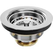 PROFLO 3-1/2" Basket Strainers Chrome