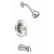 PROFLO Tub and Shower Trim Package with Single Function Shower Head - 2.0 GPM Brushed Nickel