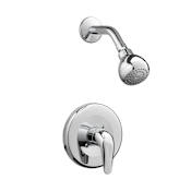 PROFLO Shower Only Trim Package with 1.5 GPM Single Function Shower Head - Less Valve Brushed Nickel