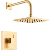 PROFLO Kelper Shower Only Trim Package with 1.8 GPM Single Function Shower Head Brushed Gold