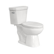 PROFLO Camden 1.28 GPF Two Piece Elongated Toilet with Left Hand Lever White
