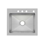 PROFLO Sault 25" Drop In, Undermount Single Basin Stainless Steel Kitchen Sink Stainless Steel