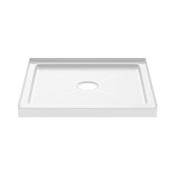PROFLO Hammond 36" x 36" Square Shower Base with Single Threshold and Center Drain White