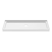 PROFLO Hammond 60" x 32" Rectangular Shower Base with Single Threshold and Center Drain White