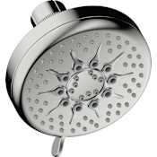 PROFLO 1.75 GPM 3-7/8" Wide Multi Function Shower Head Brushed Nickel