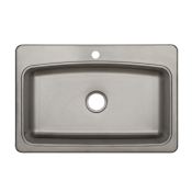 PROFLO Bealeton 32-15/16" Drop In Single Basin Stainless Steel Kitchen Sink Stainless Steel