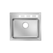 PROFLO Bealeton 22" ADA Compliant Drop In Single Basin Stainless Steel Kitchen Sink Stainless Steel