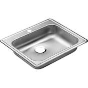 PROFLO Bealeton 25" Drop In Single Basin Stainless Steel Kitchen Sink Stainless Steel