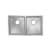 PROFLO Plomosa 31" ADA Compliant Undermount Double Basin Stainless Steel Kitchen Sink Stainless Steel
