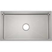 PROFLO Plomosa 31" Undermount Single Basin Stainless Steel Kitchen Sink Stainless Steel