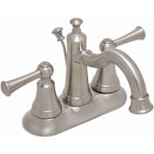 PROFLO Bartlett 1.2 GPM Centerset Bathroom Faucet with Pop-Up Drain Assembly Brushed Nickel