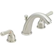 PROFLO 52 Series 1.2 GPM Widespread Bathroom Faucet with Pop-Up Drain Assembly Brushed Nickel
