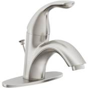 PROFLO Alvord 1.2 GPM Single Hole Bathroom Faucet with Pop-Up Drain Assembly Brushed Nickel