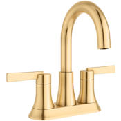 PROFLO Orrs 1.2 GPM Mini-Widespread Bathroom Faucet with Pop-Up Drain Assembly Brushed Gold