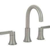PROFLO Orrs 1.2 GPM Widespread Bathroom Faucet with Pop-Up Drain Assembly Brushed Nickel