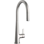 PROFLO Cowan 1.8 GPM Single Hole Pull Down Kitchen Faucet - Includes Escutcheon Brushed Nickel