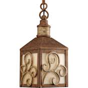 Progress Lighting Cirrine Single Light 6" Wide Mini Pendant Aged Copper