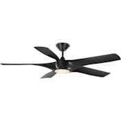 Progress Lighting Vernal 60" 3 Blade Indoor LED Ceiling Fan Black