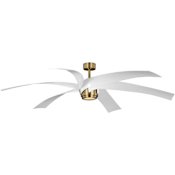 Progress Lighting Insigna 72" 6 Blade Indoor LED Ceiling Fan Vintage Brass