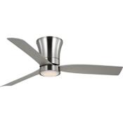 Progress Lighting Brant 52" 3 Blade Indoor LED Ceiling Fan Brushed Nickel