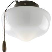 Progress Lighting Single Light 9-1/4" Wide Integrated LED Ceiling Fan Light Kit - 3000K Antique Bronze
