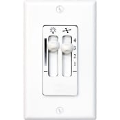 Progress Lighting Universal (4) Speed Ceiling Fan and Light Kit Wall Control White