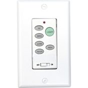 Progress Lighting 3-Speed Full Function Fan and Light Wall Control White