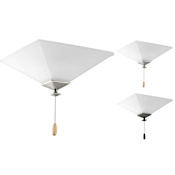 Progress Lighting North Park Single Light 12-1/2" Wide Medium (E26) Ceiling Fan Light Kit Unfinished