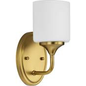 Progress Lighting Lynzie 11" Tall Bathroom Sconce Brushed Gold