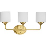 Progress Lighting Lynzie 3 Light 24" Wide Vanity Light Brushed Gold