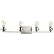 Progress Lighting Debut 4 Light 30-1/4" Wide Bathroom Vanity Light Brushed Nickel