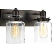 Progress Lighting Calhoun 2 Light 13" Wide Bathroom Vanity Light Antique Bronze